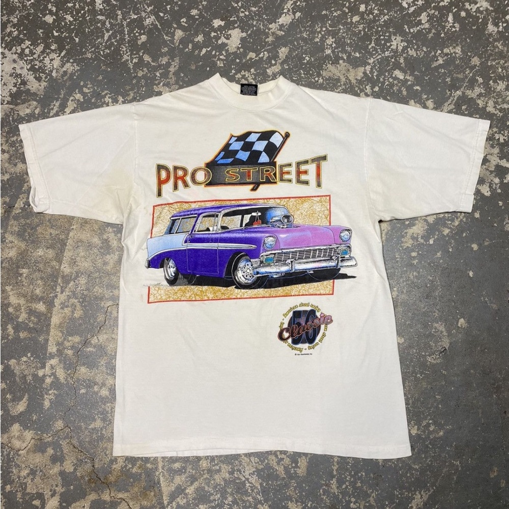 White Graphic Vintage T-Shirt